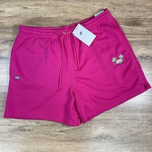 NWT Nike Men's M Pink Thick Above Knee Sweat‎ Shorts Limited Edition HJ6879-615